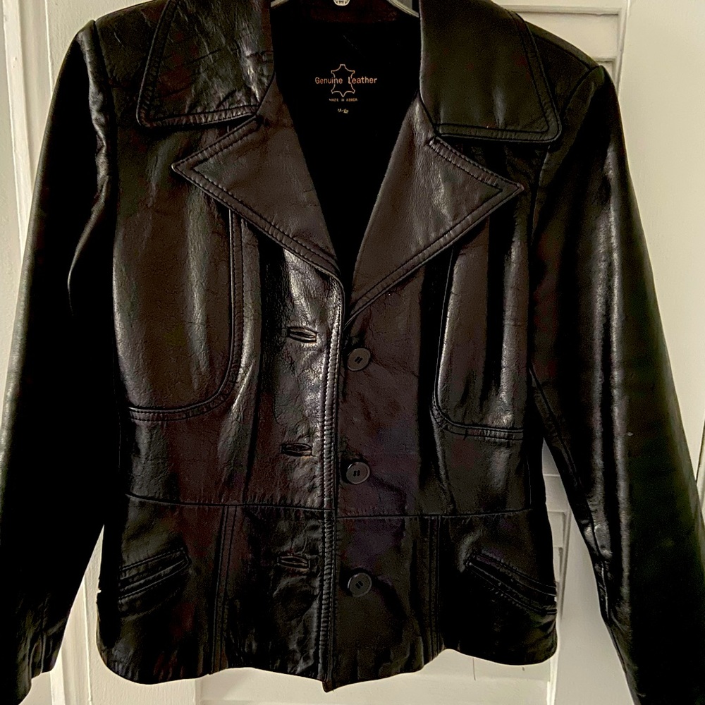 Leather jacket